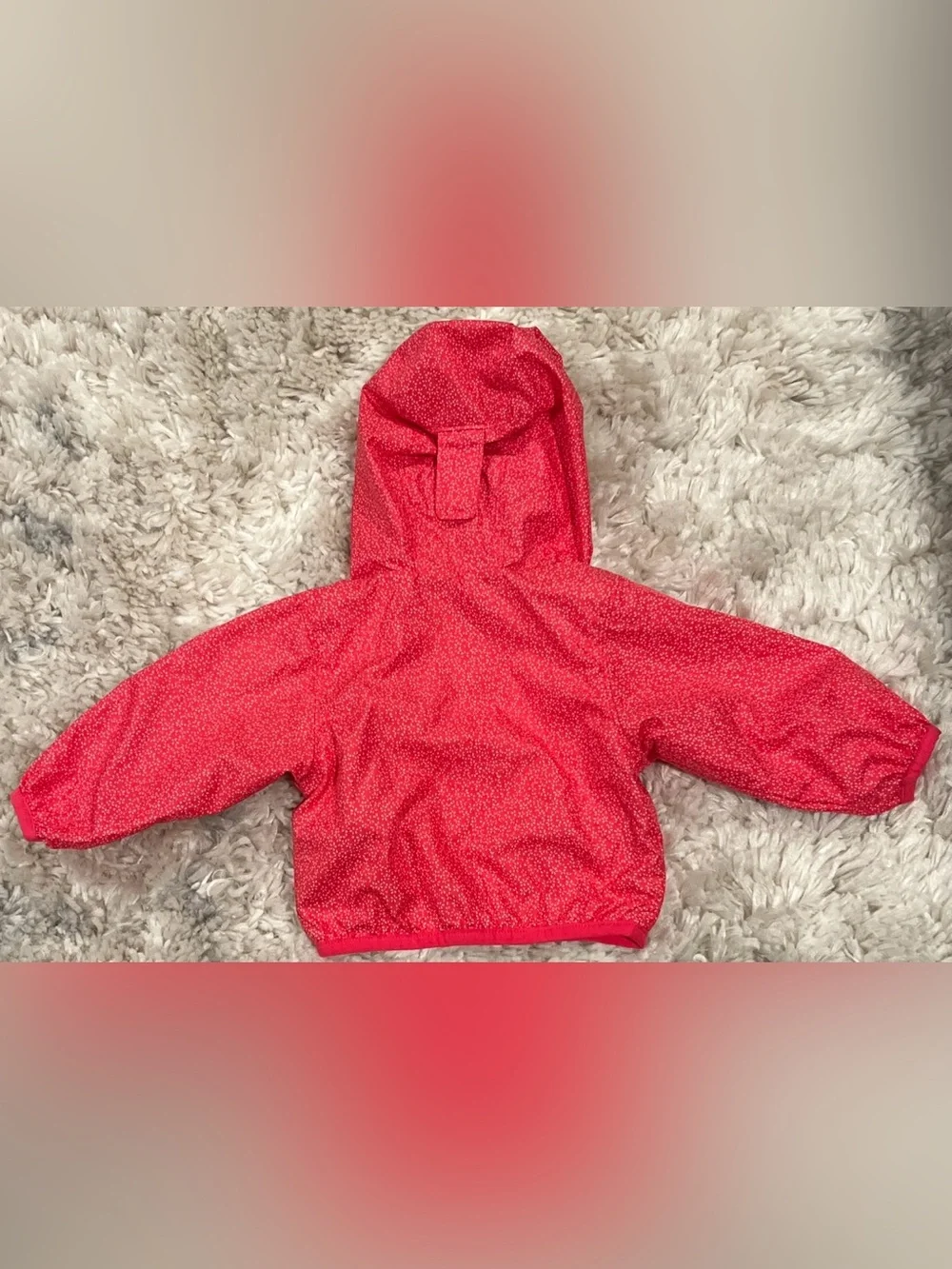 NWOT Columbia Coral Pink Hooded Jacket for Baby’s Size 3-6 Months